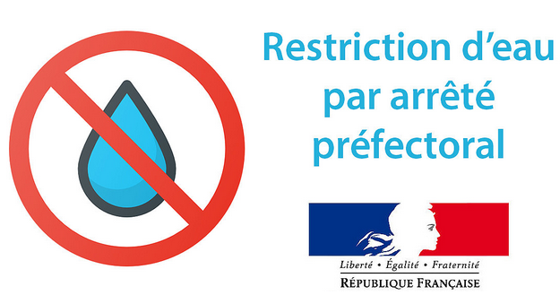 Restriction sur les usages de l'eau - Sécheresse 