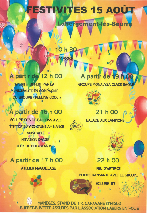 Fête patronale du 15 août 